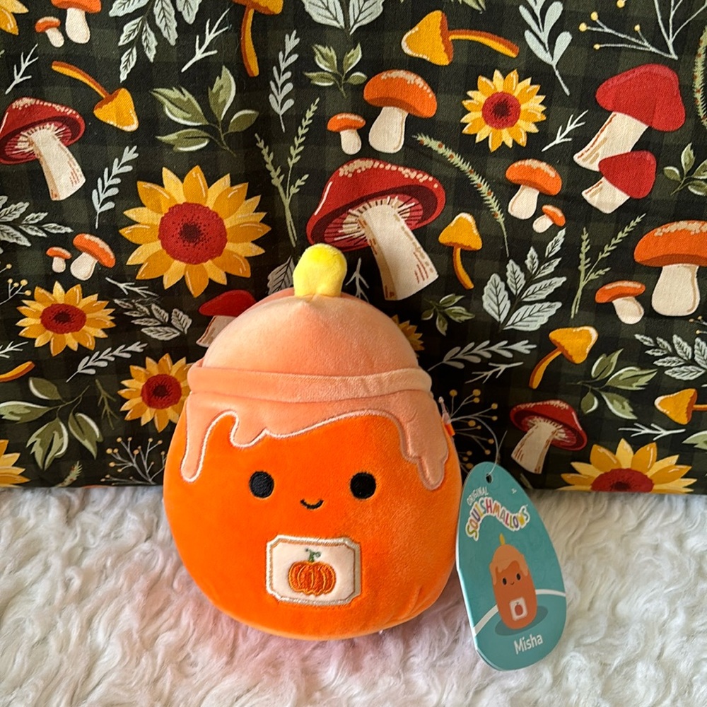 NWT 5” Fall Misha the pumpkin 🎃 candle 🕯️
